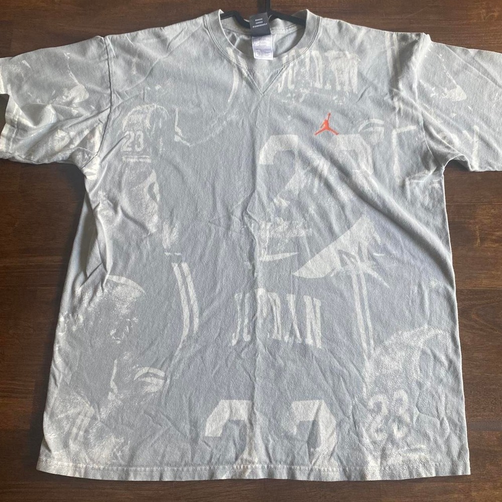 Y2K 2000s Jordan AOP T-Shirt Large